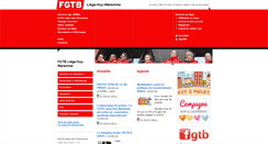 Desktop Screenshot of fgtb-liege.be